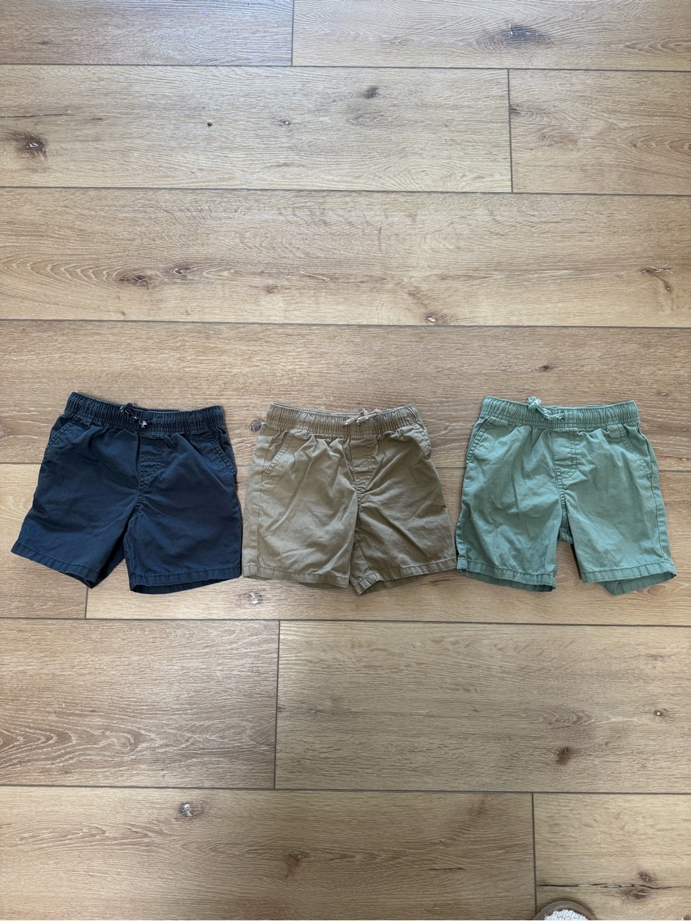 Cat & Jack Boys Pull-On Shorts - Navy, Khaki & Sage
